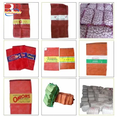 Manufacturer Tubular Mono Net Bags PE Leno Vegetable Mesh Bag PE Monofilament Mesh Bags