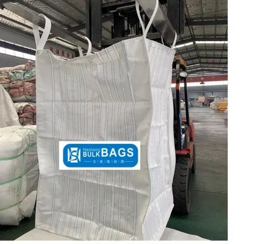 Hesheng Polypropylene PP Woven FIBC Jumbo Mesh Bags for Firewood